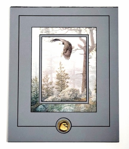 DANIEL SMITH SIGNED Shrouded Forest Lithograph Matted 12x15 1993 Isaiah 40:3 - Afbeelding 5 van 14