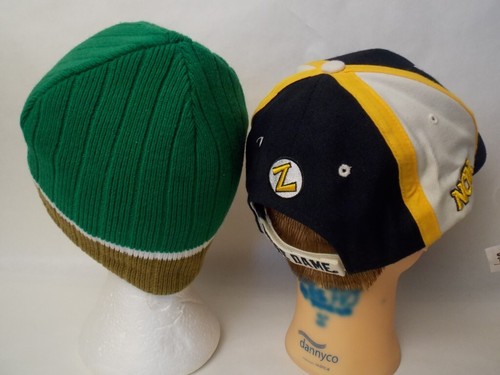 Notre Dame Fighting Irish Vintage College Football Hat & Toque Lot Pre-owned EUC - Picture 23 of 23