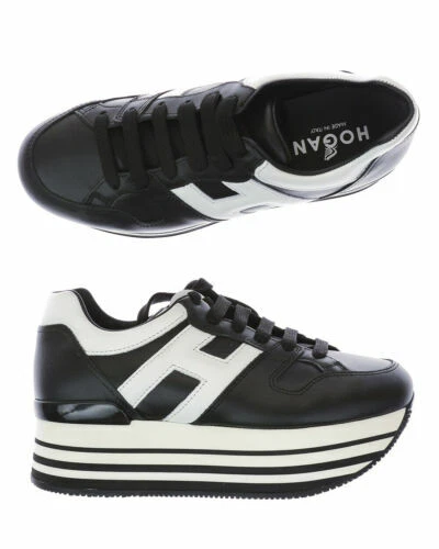 Scarpe da ginnastica nere Hogan per donna