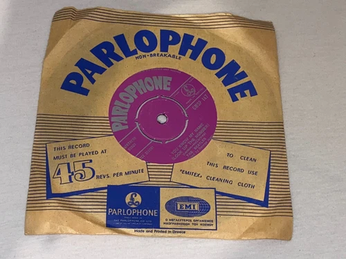 BEATLES / LET IT BE / RARE GREEK PRESSED 45 RPM 7" SINGLE / GMSP 147 PARLOPHONE