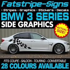 fits BMW 3 SERIES GRAPHICS STRIPES STICKERS DECALS M SPORT SE SPORT 320d M3