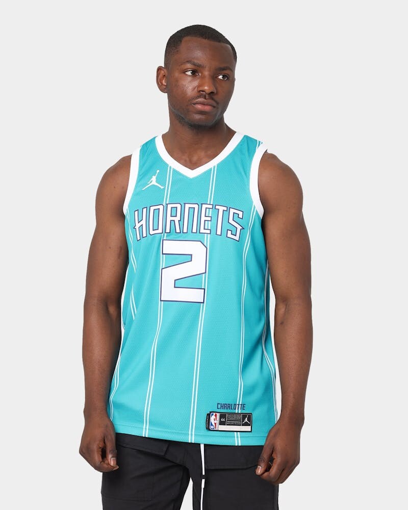 Nike Air Jordan Hornets Lamelo Ball Мужская майка среднего размера M #6453