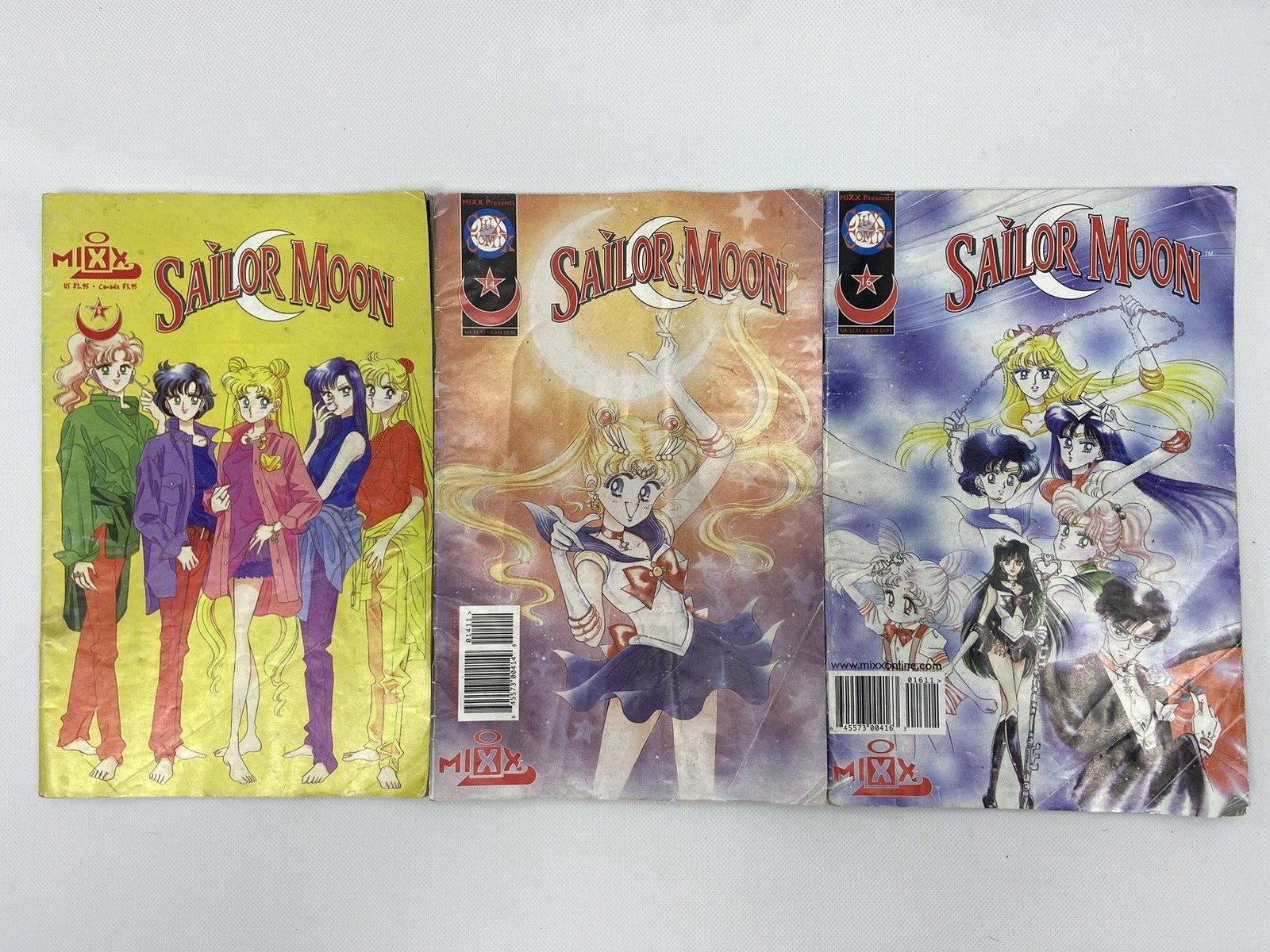 Sailor Moon Chix Comix Lot! # 8, 14, 16.  Incl. #8 no barcode edition