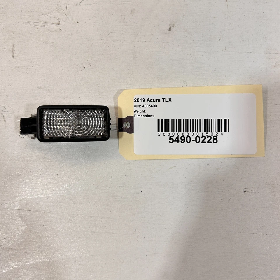 Lámpara de cortesía delantera izquierda o derecha 2015-2020 Acura TLX MDX RDX 1 pieza OEM Foto 2 de 4