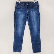 J Crew Jeans Womens 28 Blue Toothpick Skinny Leg Ankle Casual Denim Medium Wash