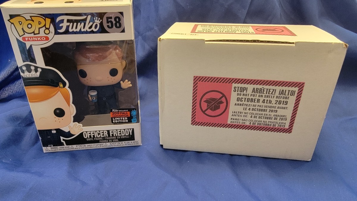 Limited Edition New York City Police Funko POP Officer Freddy NYPD