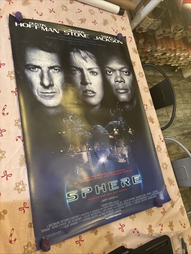 SPHERE MOVIE POSTER Original Rolled SS 27x40 SHARON STONE SAMUEL L. JACKSON 1998
