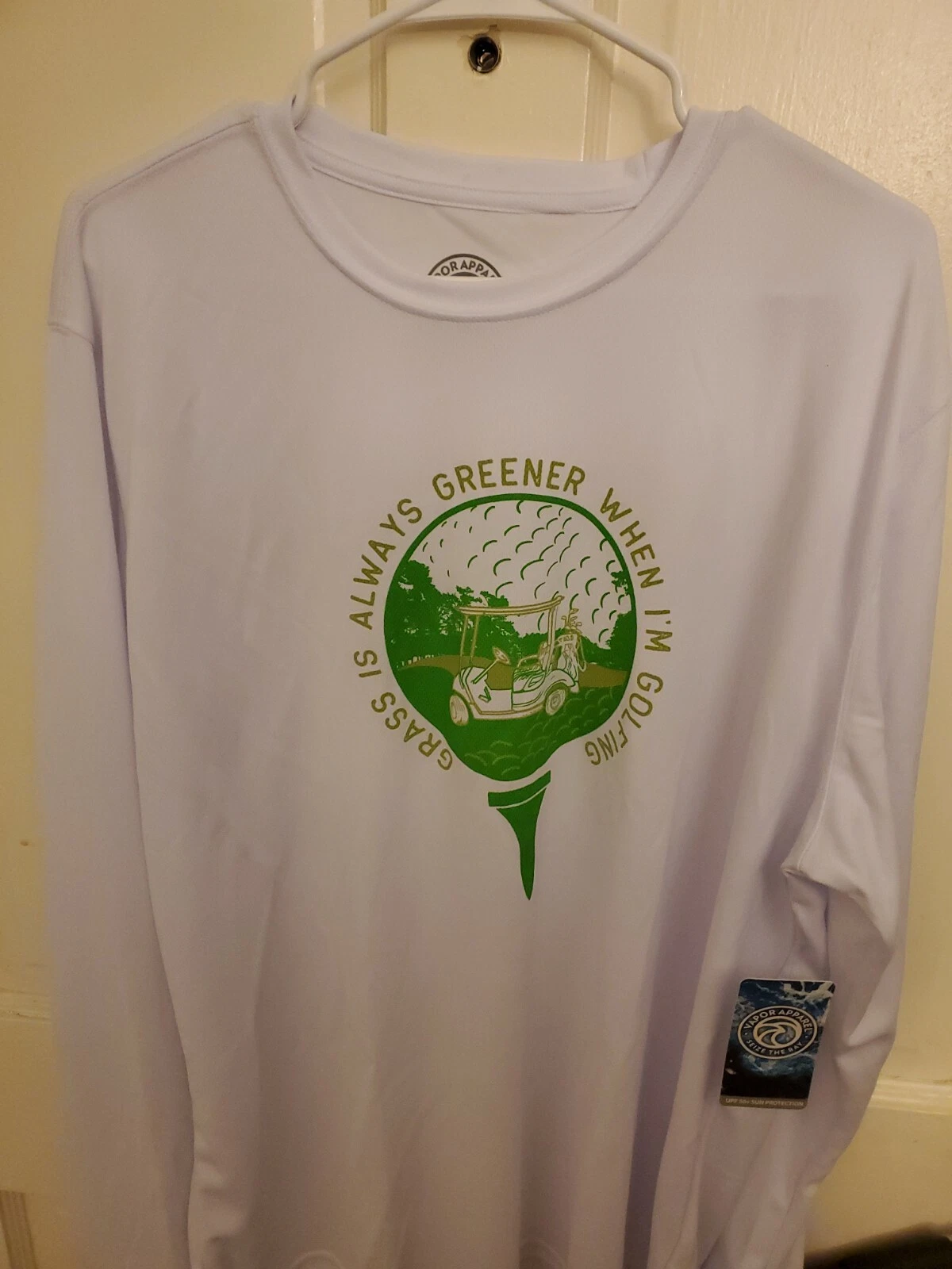 Vapor Apparel Men UPF 50+ UV/Sun Protection Long Sleeve Performance T-Shirt XL