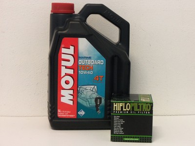 Motul Outboard 10W40 / Ölfilter Mercury / Mariner FourStroke 30EFI ab OR106999