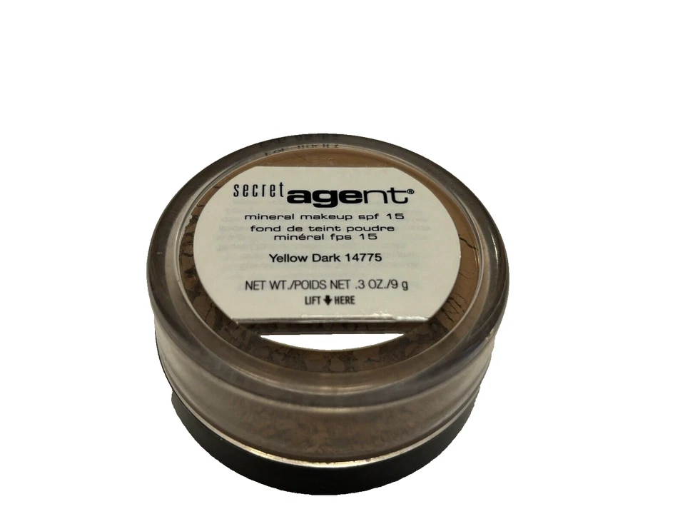 Beauticontrol Secret Agent Mineral Makeup Yellow Medium Dark New & Sealed 14775 - Image 2 of 4