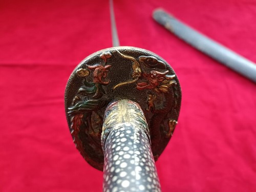 Espada de Ampliación Fénix Dragón Fénix Dragón Dao Chino Acero Plegado #8888 - Imagen 3 de 13