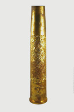 Granath&uuml;lse, Messing, 31 cm, Grabenkunst, Vase, kunstvolle Verzierungen