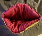 Vintage Dark Red/Maroon Velvet Tea Cozy Mirrored With Pearl Beads Gold Trim — photo 7