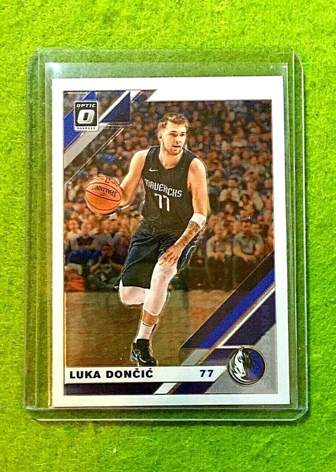 JERSEY LUKA DONCIC TARJETA ÓPTICA #77 DALLAS MAVERICKS 2019-20 Panini Donruss Optic