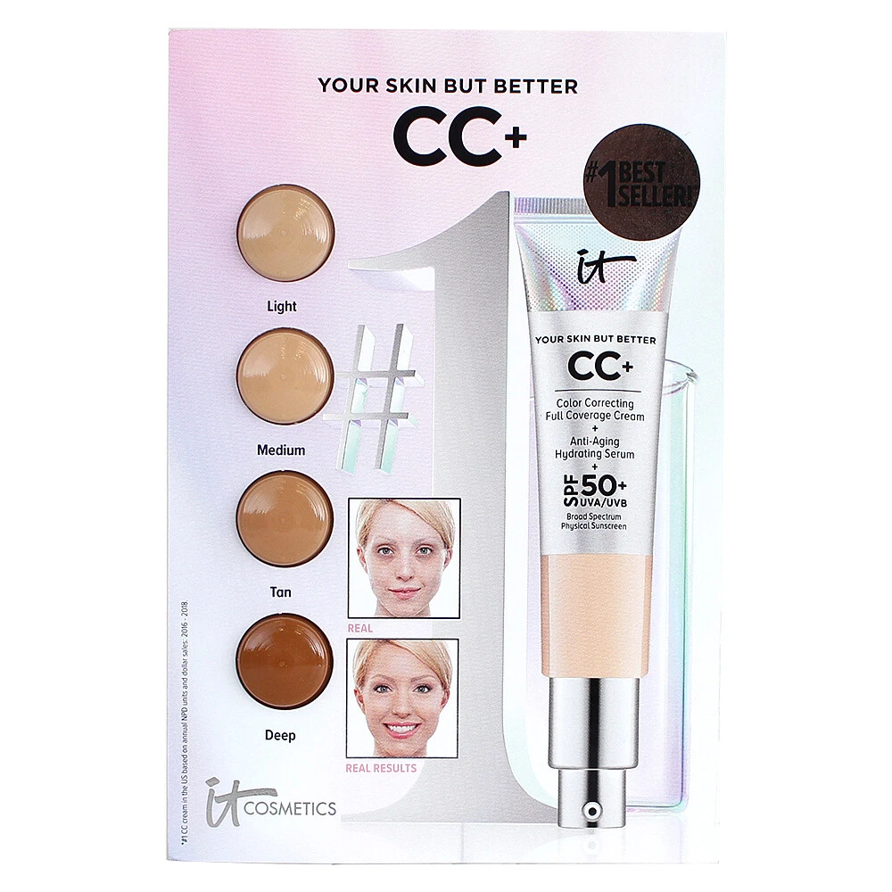 CC+ Cream Full Coverage Color Correcting Foundation with SPF 50+