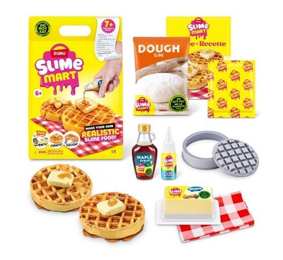 ZURU SLIME MART Small Bag WAFFLES DIY Pretend Play Food 9 Piece Set