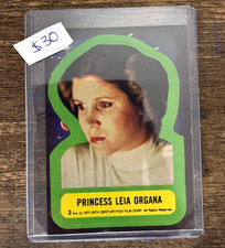 Topps Star Wars Stickers Princess Leia Organa Sticker Card 2 1977