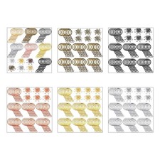 250Pieces Split for Key Rings with Chain and Jump Rings Bulk Connector for DIY A