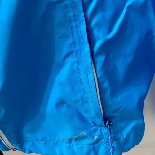 Eddie Bauer Blue Windbreaker Jacket - Picture 3 of 4