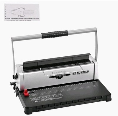 STD12B Binding Machine, Adjustable Margin, 12 Sheet Punch, 120 Sheet Bind