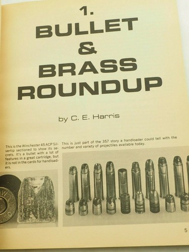 Handloaders Digest Bullet & Powder Update by Ken Warner Paperback 1980 - Picture 5 of 11