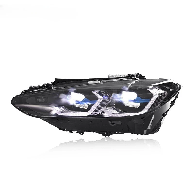 Para BMW M3 M4 G22 G82 20-2024 Par Matriz LED Laser DRL Conjunto de Farol - Imagem 3 de 4