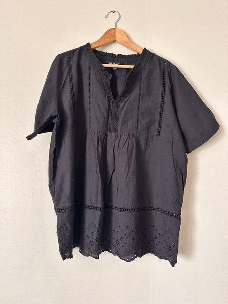 Women Ulla Popken Shirt Black XL