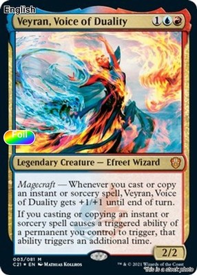 Veyran, Voice of Duality EN [C21 - 3] - NM [Foil] TCG MTG