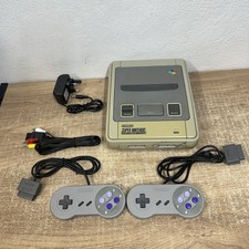 Nintendo SNES Console Super Nintendo - Fully Tested Working - Full Set