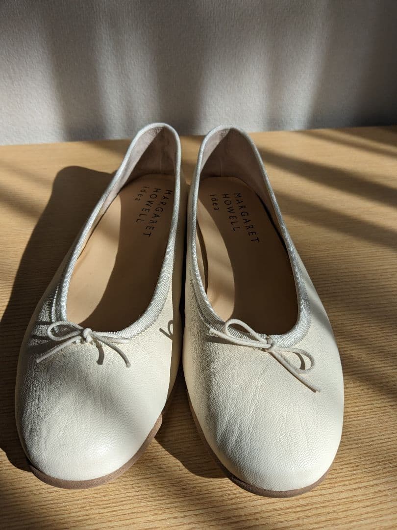 MARGARET HOWELL Idea Ballet Flats Size 23 White | eBay
