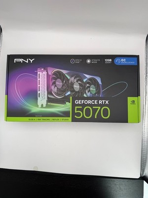 PNY NVIDIA GeForce RTX 5070 12GB OC GDDR 7PCIE 5.0 ARGB NEW RETAIL