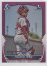 2023 Bowman Chrome Prospects Fuchsia Refractor /199 Rickardo Perez #BCP-27 1i0l