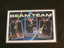 1992-93 Topps Beam Team #7 SHAQUILLE O'NEAL RC-CHRIS MULLIN-GLEN RICE SP card!