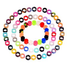 Oyaface 76 Pcs Soft Silicone Ear Tunnels/Plugs Kit Flesh Flexible Earring Gau...