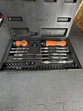 Matco ToolsSRS045 Ratcheting Screwdriver & Bit Set w/ Extensions, Bits, Case.