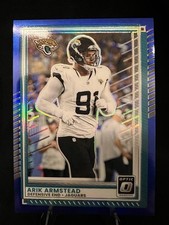 Arik Armstead 2025 Panini Donruss Optic Blue Prizm Bookend  249 /249 Jaguars NFL