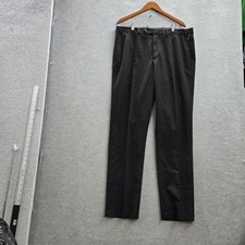 Michael Kors Men Pants 38W X 34L Black Dress Pants Button 34" Inseam NWT