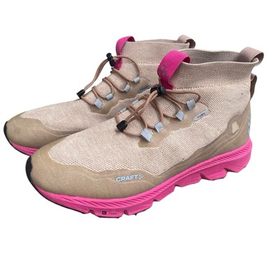 Craft Nordic Fuseknit Hydro Shoe Hiking Trail Running Pink Mid Height Womens 10
