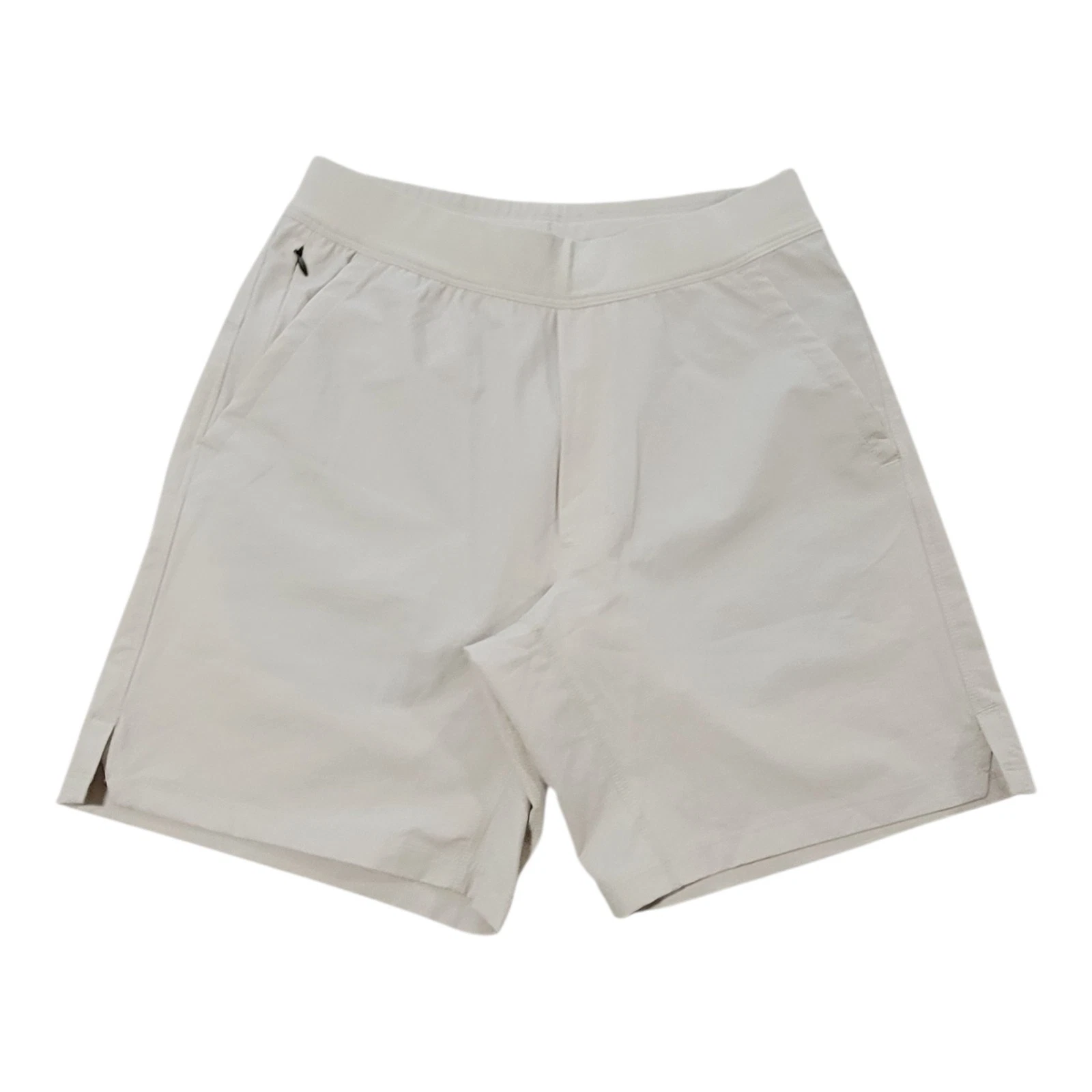Public Rec Flex Short Mens 30 x 7.5" Beige Hybrid Athletic NWT