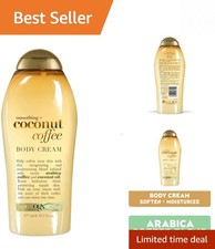 Ogx Smoothing Coconut Coffee Cream 19.5 oz - Sulfate Free Cream for Radiant Skin