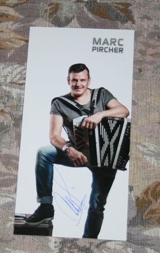 Marc Pircher, orginal signiert, Top Autogrammkarte