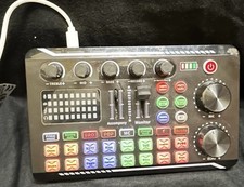 USB Live Sound Card Audio Mixer Interface Voice Changer Podcast Karaoke