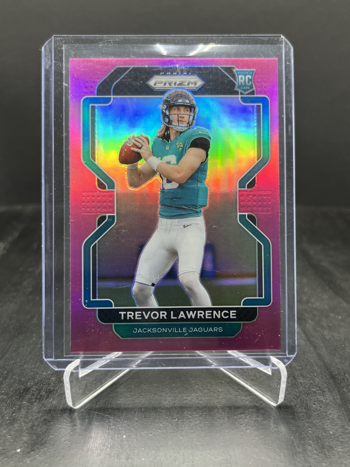 2021 Panini Prizm Football Trevor Lawrence RC Rookie Pink #331