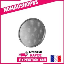 Plaque à Pizza Perforée 32 cm Antiadhésive Acier Carbone Chef Aid