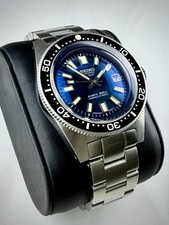 Seiko 62MAS Automatic Dive Watch - NH35 SLA Navy Blue 300m