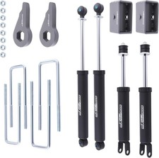 1-3 Front 3 Rear Lift Leveling Kit w/Shocks for Chevy Silverado/GMC Sierra 1500