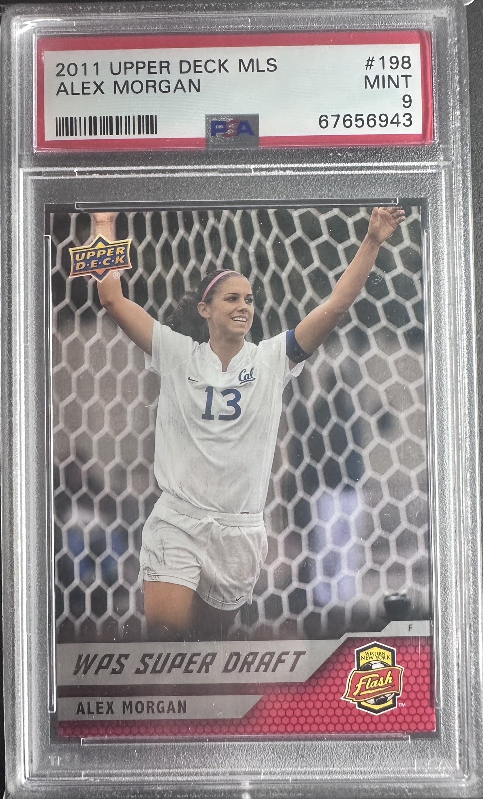 Alex Morgan #198 2011 Upper Deck MLS PSA 9