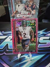 2025 Topps Chrome - Hot Pink X-Fractor #48 DJ Moore