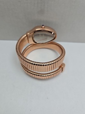 Sanda 1151 Rose Gold Snake Coil Bangle Rhinestone Roman  display picture 1