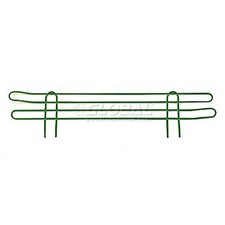 Global Industrial 42"W x 4"H Wire Ledge Green Epoxy Finish